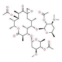 ChemSpider 2D Image | TROLEANDOMYCIN | C41H67NO15