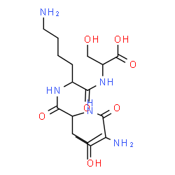 ChemSpider 2D Image | thr-leu-lys-ser | C19H37N5O7