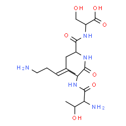 ChemSpider 2D Image | thr-lys-leu-ser | C19H37N5O7