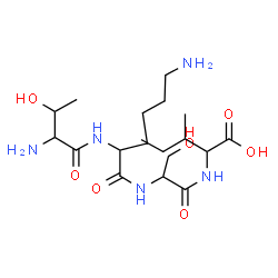 ChemSpider 2D Image | thr-lys-ser-ile | C19H37N5O7