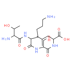 ChemSpider 2D Image | thr-lys-ser-leu | C19H37N5O7