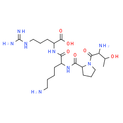 ChemSpider 2D Image | thr-pro-lys-arg | C21H40N8O6