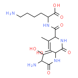 ChemSpider 2D Image | thr-thr-val-lys | C19H37N5O7