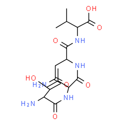 ChemSpider 2D Image | thr-val-asn-val | C18H33N5O7