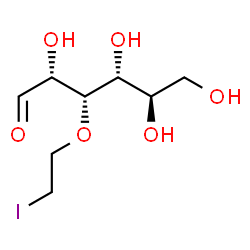 ChemSpider 2D Image | 3-O-(2-Iodoethyl)-D-glucose | C8H15IO6