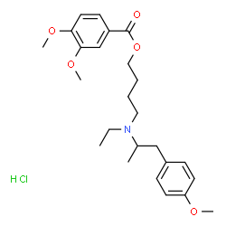 ChemSpider 2D Image | YX5425000 | C25H36ClNO5