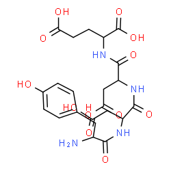 ChemSpider 2D Image | tyr-asp-asp-glu | C22H28N4O12
