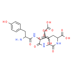 ChemSpider 2D Image | tyr-glu-asp-asp | C22H28N4O12