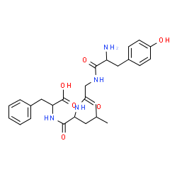 ChemSpider 2D Image | Tyr-gly-leu-phe | C26H34N4O6