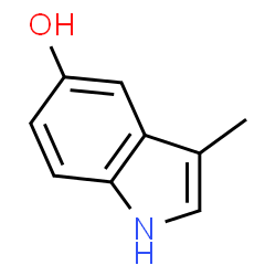 ChemSpider 2D Image | 3-Methyl-1H-indol-5-ol | C9H9NO
