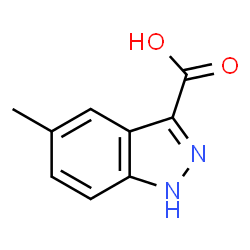 ChemSpider 2D Image | 5-methylindazole-3-carboxylic acid | C9H8N2O2