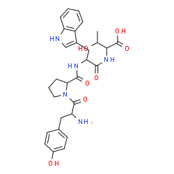 ChemSpider 2D Image | Tyr-pro-trp-thr | C29H35N5O7