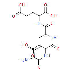 ChemSpider 2D Image | val-asp-ala-glu | C17H28N4O9