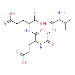 ChemSpider 2D Image | val-gly-glu-glu | C17H28N4O9