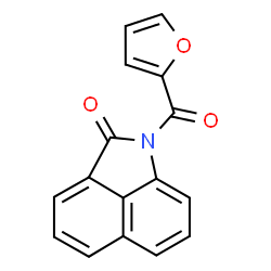ChemSpider 2D Image | 1-(2-Furoyl)benzo[cd]indol-2(1H)-one | C16H9NO3