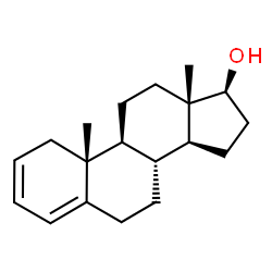ChemSpider 2D Image | Androsta-2,4-diene-17beta-ol | C19H28O