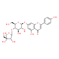 ChemSpider 2D Image | Apioside | C26H28O14