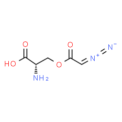 ChemSpider 2D Image | L-Azaserine | C5H7N3O4