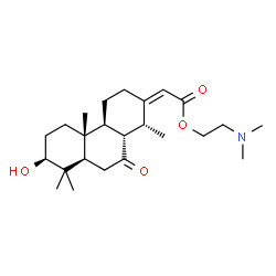 ChemSpider 2D Image | (E)-3b-Hydroxy-14a-methyl-7-oxopodocarpane-D13,a-acetic Acid 2-(Dimethylamino)ethyl Ester | C24H39NO4