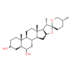 ChemSpider 2D Image | Chlorogenin | C27H44O4