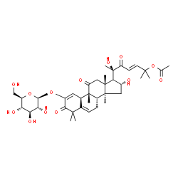 ChemSpider 2D Image | 2-O-b-D-Glucopyranosylcucurbitacin E | C38H54O13