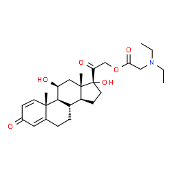 ChemSpider 2D Image | prednisolamate | C27H39NO6