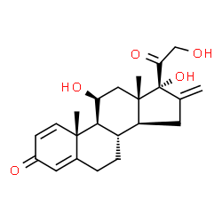 ChemSpider 2D Image | prednylidene | C22H28O5