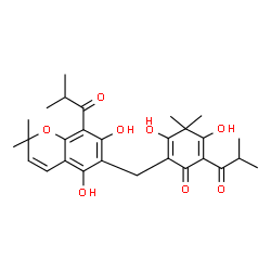 ChemSpider 2D Image | Uliginosin B | C28H34O8
