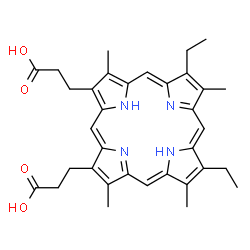 ChemSpider 2D Image | mesoporphyrin IX | C34H38N4O4