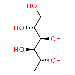 ChemSpider 2D Image | Rhamnite | C6H14O5