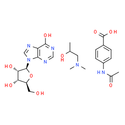 ChemSpider 2D Image | Inosine pranobex | C24H34N6O9