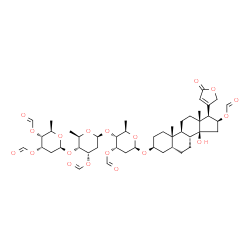 ChemSpider 2D Image | Gitoformate | C46H64O19