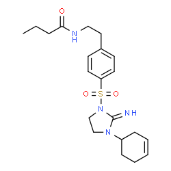 ChemSpider 2D Image | Glibutimine | C21H30N4O3S