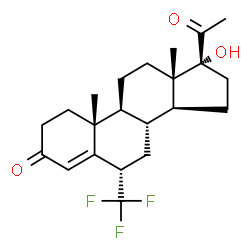 ChemSpider 2D Image | flumedroxone | C22H29F3O3