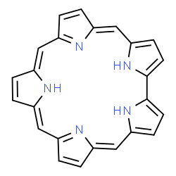 ChemSpider 2D Image | sapphyrin | C24H17N5