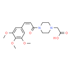 ChemSpider 2D Image | Cinepazic acid | C18H24N2O6
