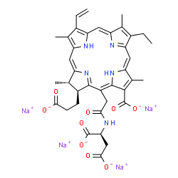 ChemSpider 2D Image | Talaporfin sodium | C38H37N5Na4O9