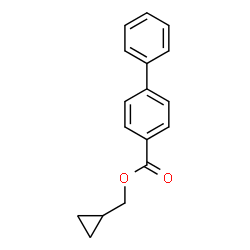 ChemSpider 2D Image | Cyclopropylmethyl 4-biphenylcarboxylate | C17H16O2