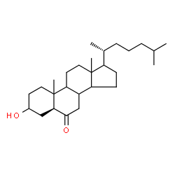 ChemSpider 2D Image | (-)-6-Ketocholestanol | C27H46O2