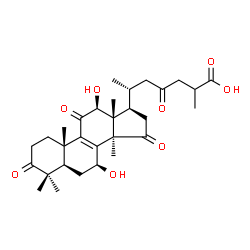 ChemSpider 2D Image | ganoderic acid D | C30H42O8