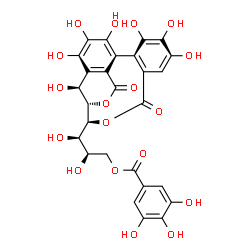 ChemSpider 2D Image | Punicacortein B | C27H22O18