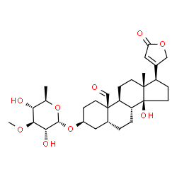ChemSpider 2D Image | Peruvoside | C30H44O9