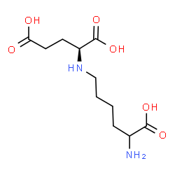 ChemSpider 2D Image | N-(5-Amino-5-carboxypentyl)-L-glutamic Acid | C11H20N2O6