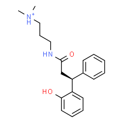 ChemSpider 2D Image | 3-{[(3S)-3-(2-Hydroxyphenyl)-3-phenylpropanoyl]amino}-N,N-dimethyl-1-propanaminium | C20H27N2O2