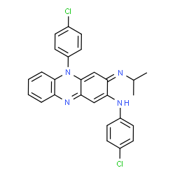 ChemSpider 2D Image | (Z)-Clofazimine | C27H22Cl2N4