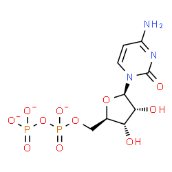 ChemSpider 2D Image | Cytidine 5'-pyrophosphate | C9H12N3O11P2