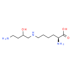 ChemSpider 2D Image | N~6~-(4-Amino-2-hydroxybutyl)-L-lysine | C10H23N3O3