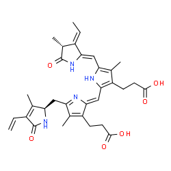 ChemSpider 2D Image | phycoerythrobilin | C33H38N4O6