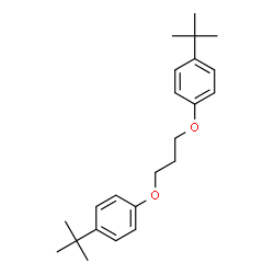 ChemSpider 2D Image | 1-tert-butyl-4-[3-(4-tert-butylphenoxy)propoxy]benzene | C23H32O2