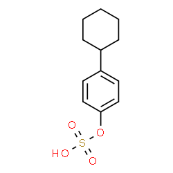 ChemSpider 2D Image | 4-Cyclohexylphenyl hydrogen sulfate | C12H16O4S